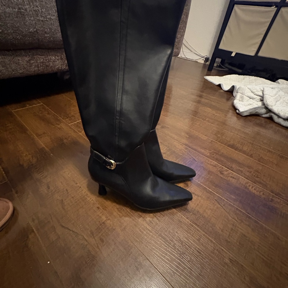 Naturalizer Black Heeled Boots
